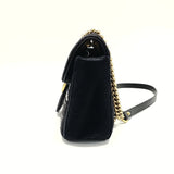 GG Marmont Flap Bag Embellished Matelasse Velvet