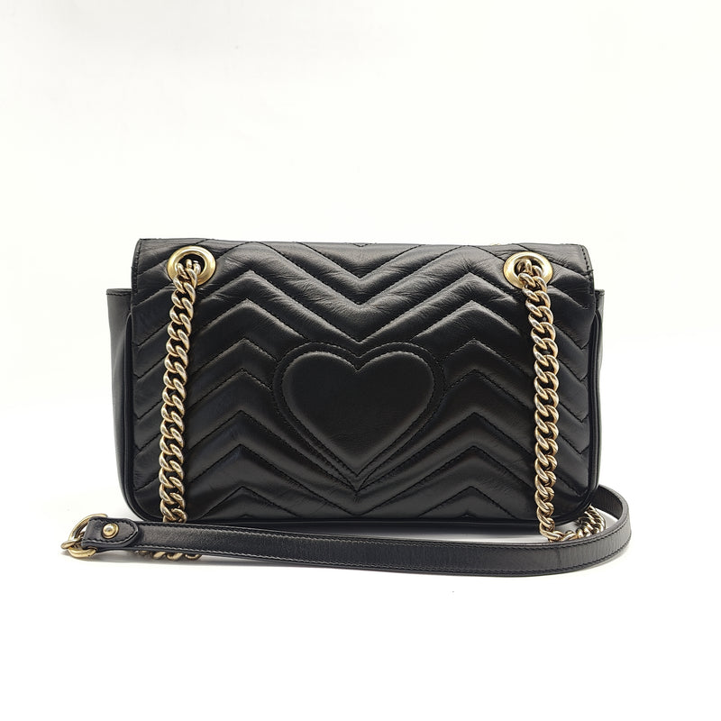 GG Marmont Flap Bag Matelasse Leather