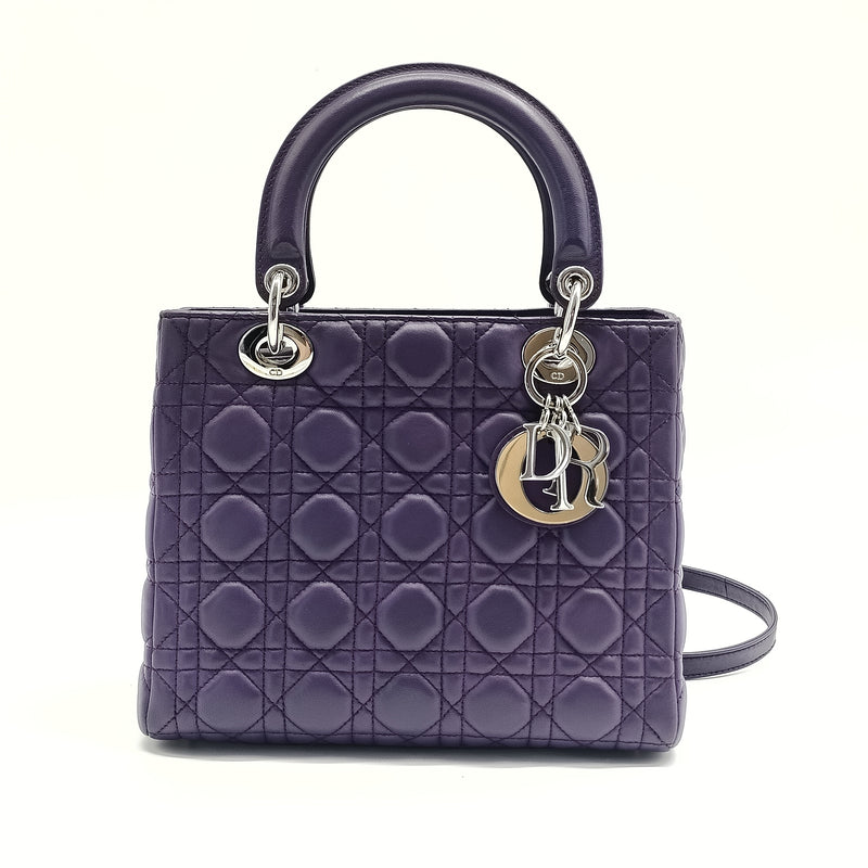 Lady Dior Bag Cannage Quilt Lambskin Medium