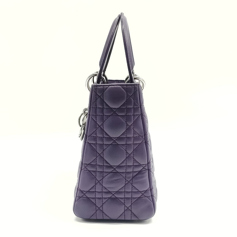 Lady Dior Bag Cannage Quilt Lambskin Medium