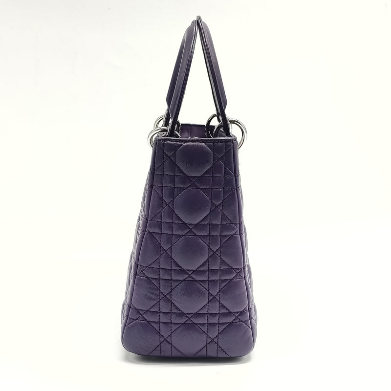 Lady Dior Bag Cannage Quilt Lambskin Medium