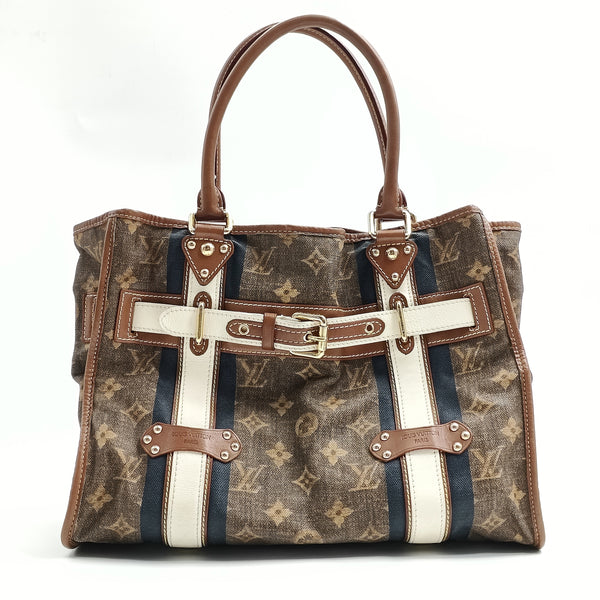 Tisse Sac Handbag Limited Edition Monogram Rayures GM