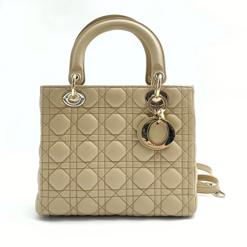 Lady Dior Bag Cannage Quilt Lambskin