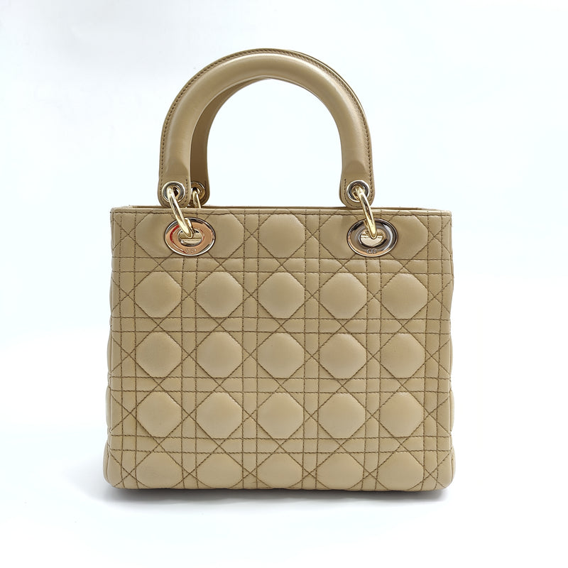 Lady Dior Bag Cannage Quilt Lambskin