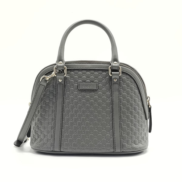 Gucci Navy Blue Microguccissima Dome Satchel Mini Bag