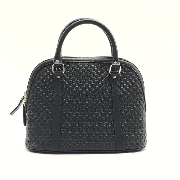 Convertible Dome Satchel  Microguccissima Leather