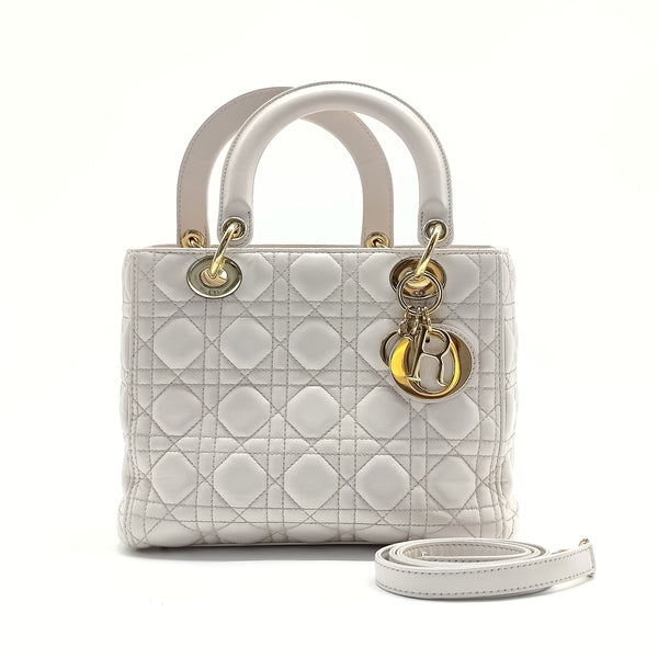 Lady Dior Bag Cannage Quilt Lambskin