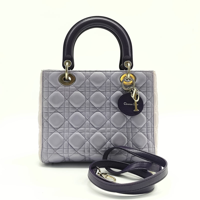 Lady Dior Bag Cannage Quilt Lambskin Medium