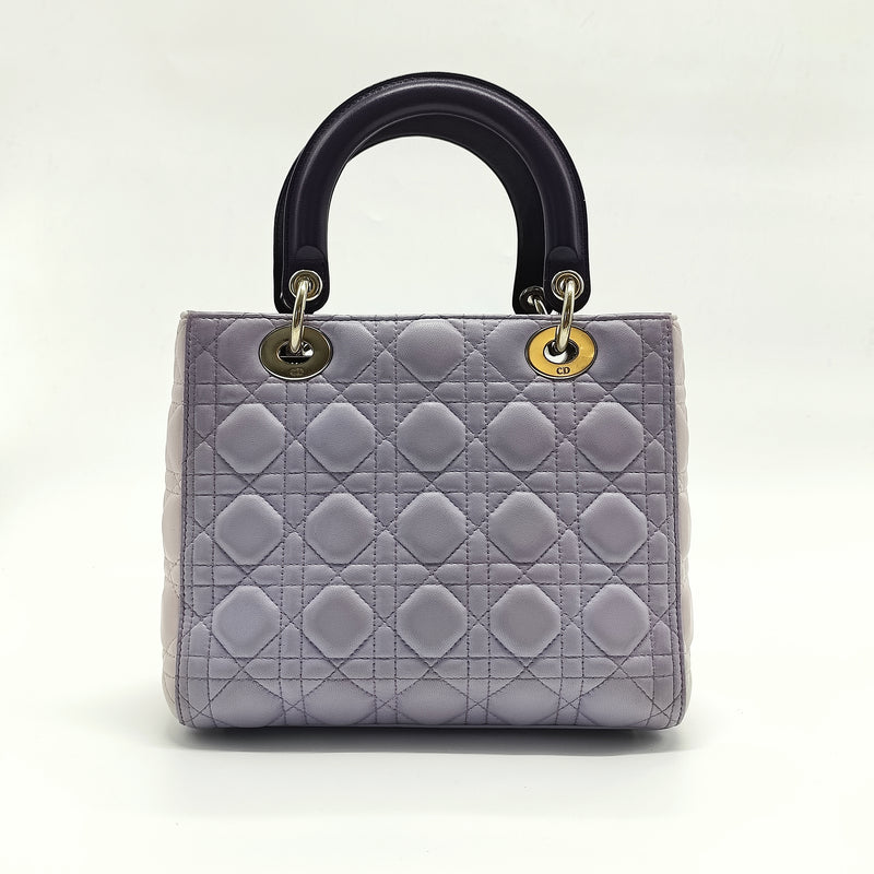 Lady Dior Bag Cannage Quilt Lambskin Medium