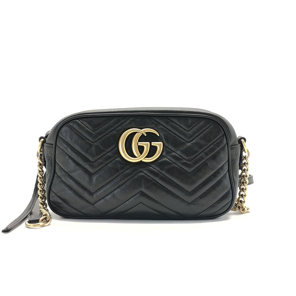 GG Marmont Shoulder Bag Matelasse Leather Small