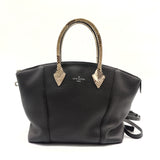 Soft Lockit Handbag Leather with Python