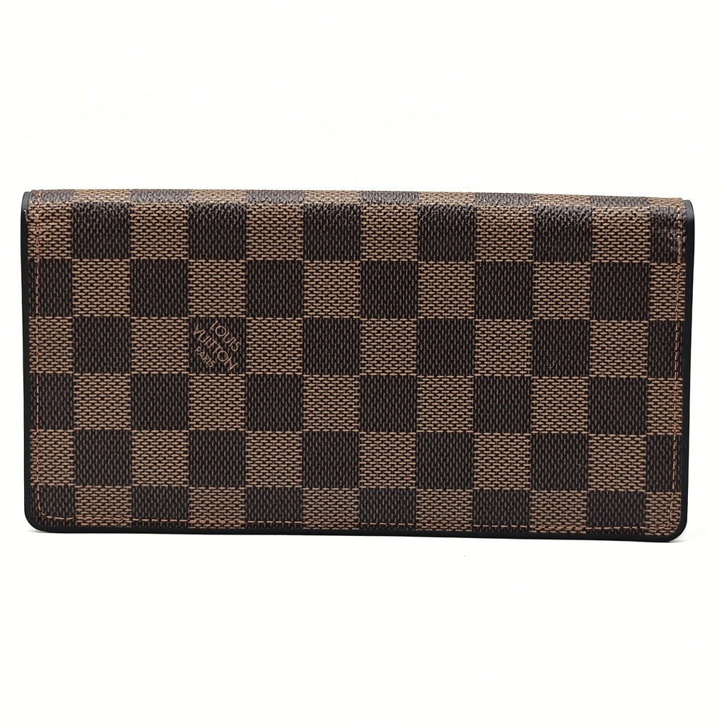 Louis Vuitton Brazza Wallet in Damier Ebene Canvas