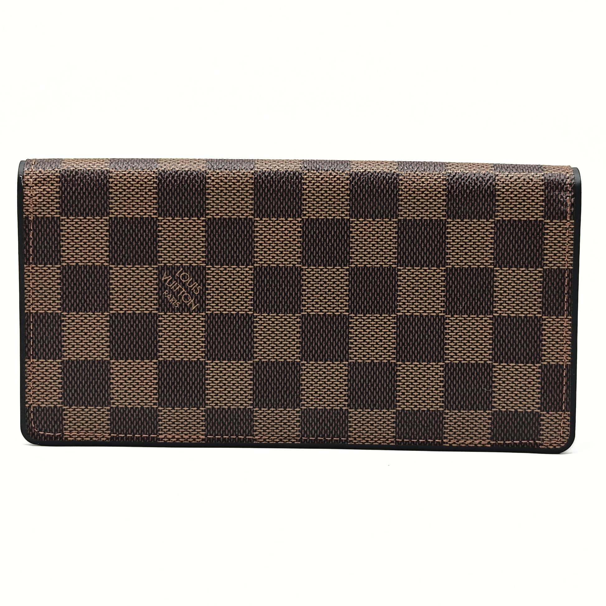 Louis Vuitton Brazza Wallet in Damier Ebene Canvas