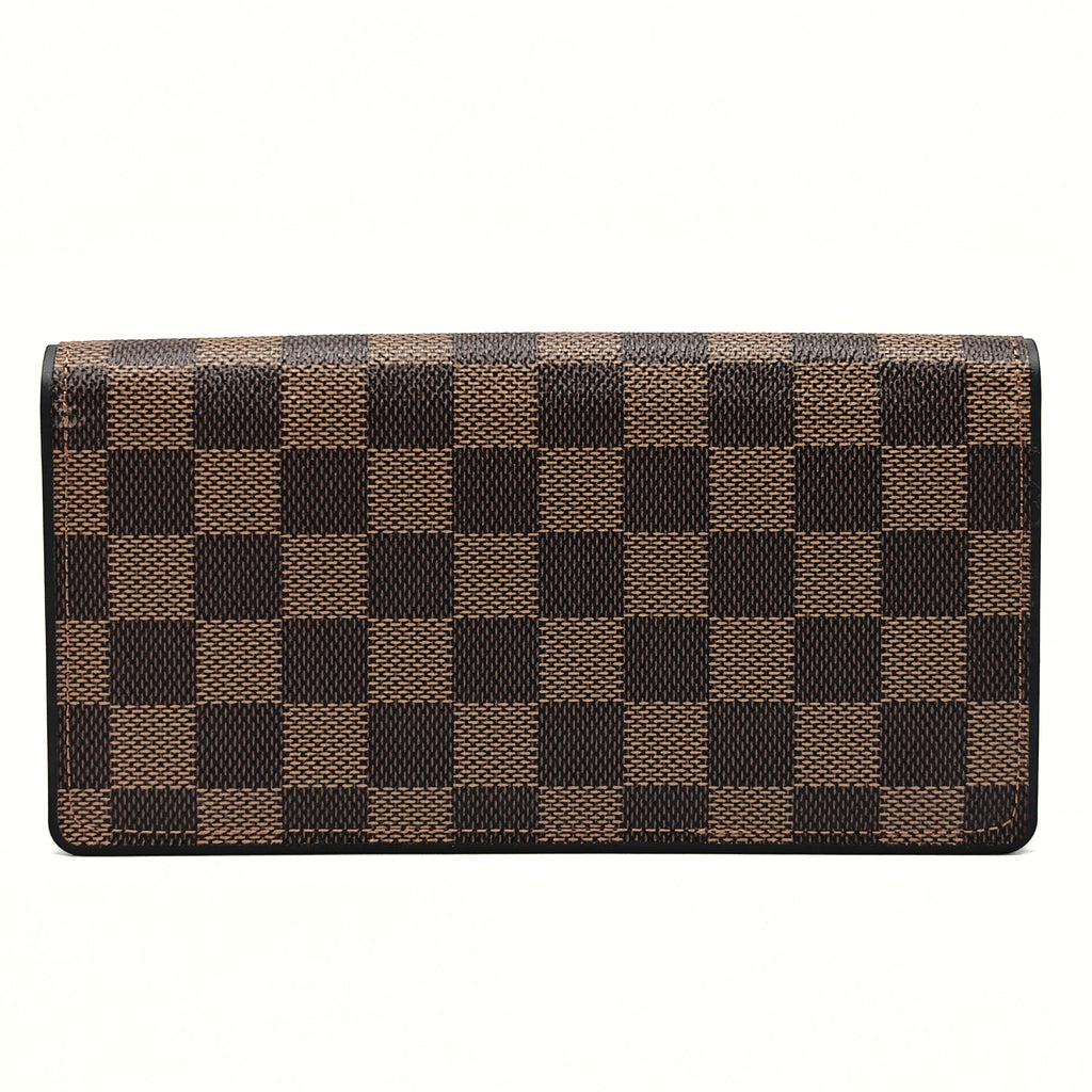 Louis Vuitton Brazza Wallet in Damier Ebene Canvas