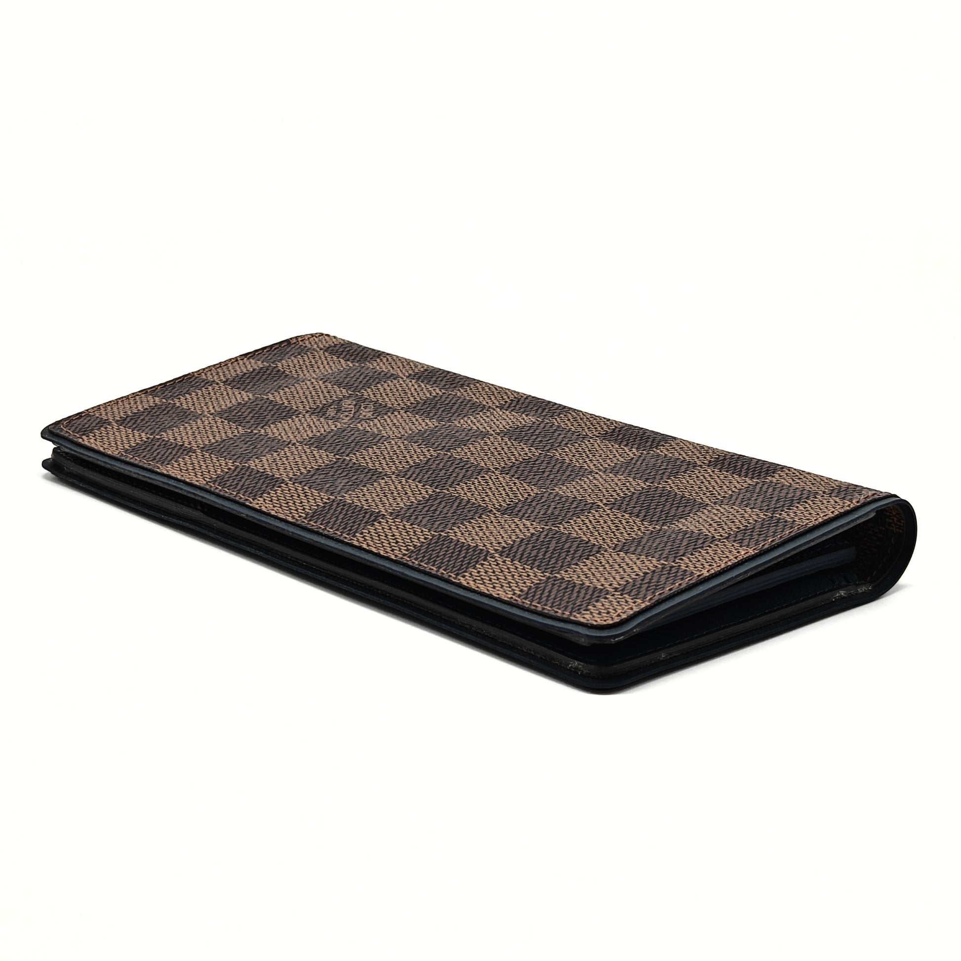 Louis Vuitton Brazza Wallet in Damier Ebene Canvas