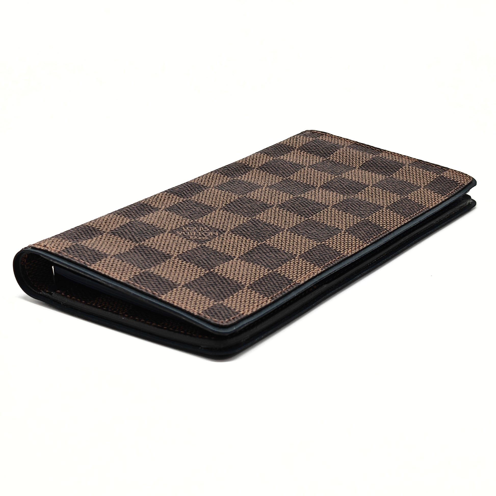 Louis Vuitton Brazza Wallet in Damier Ebene Canvas