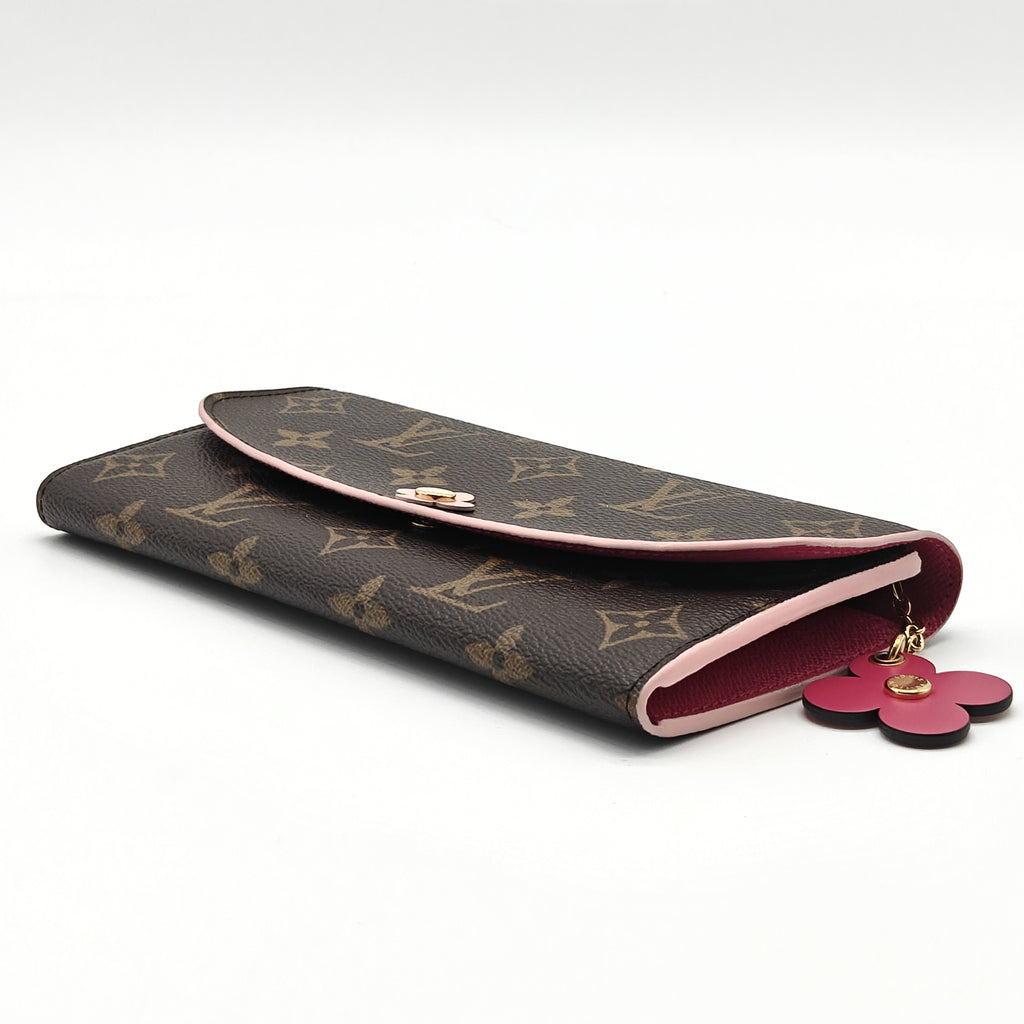 Monogram Bloom Flower Emilie Wallet