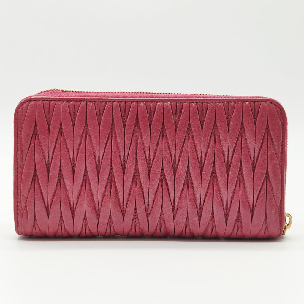 Continental Wallet Matelasse Leather