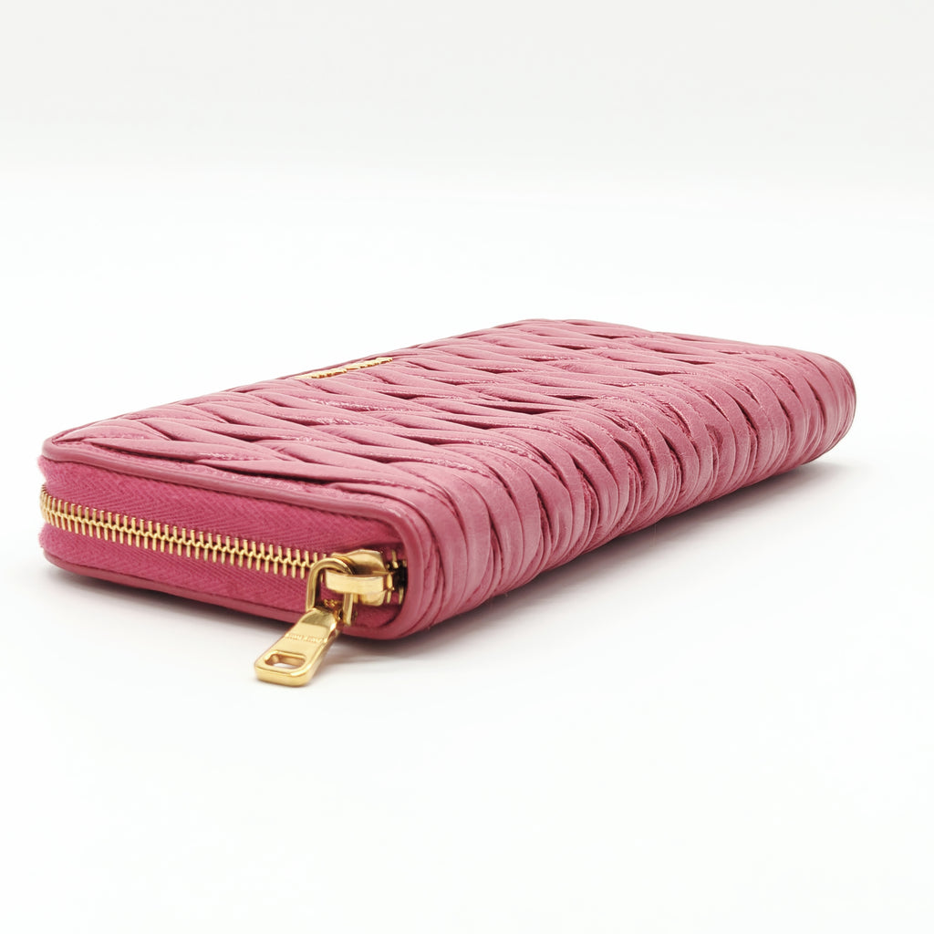 Continental Wallet Matelasse Leather