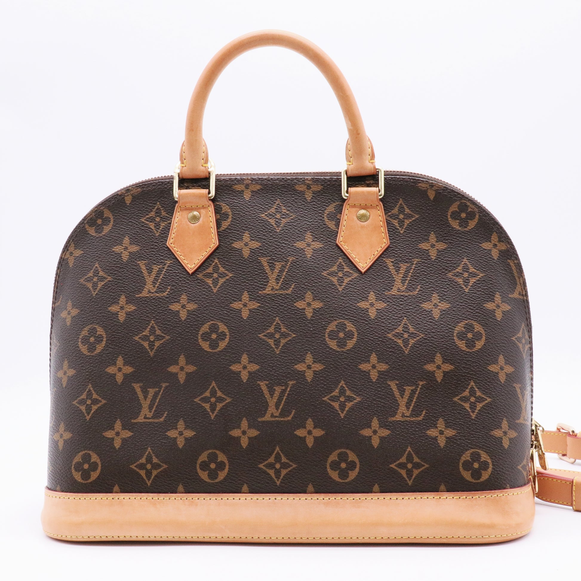 Alma Handbag Monogram Canvas PM Twins