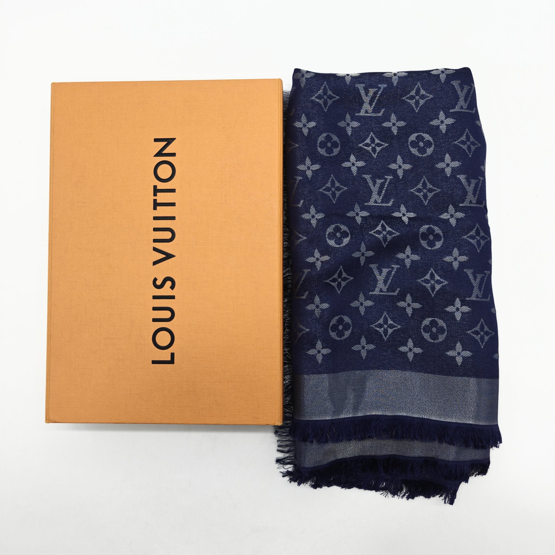Gradient Scarf Wool and Cashmere Twins