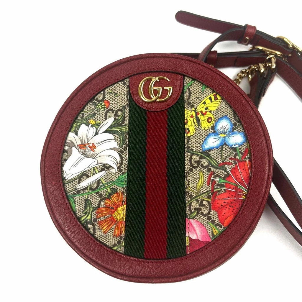 Ophidia GG Flora Chain Backpack twins
