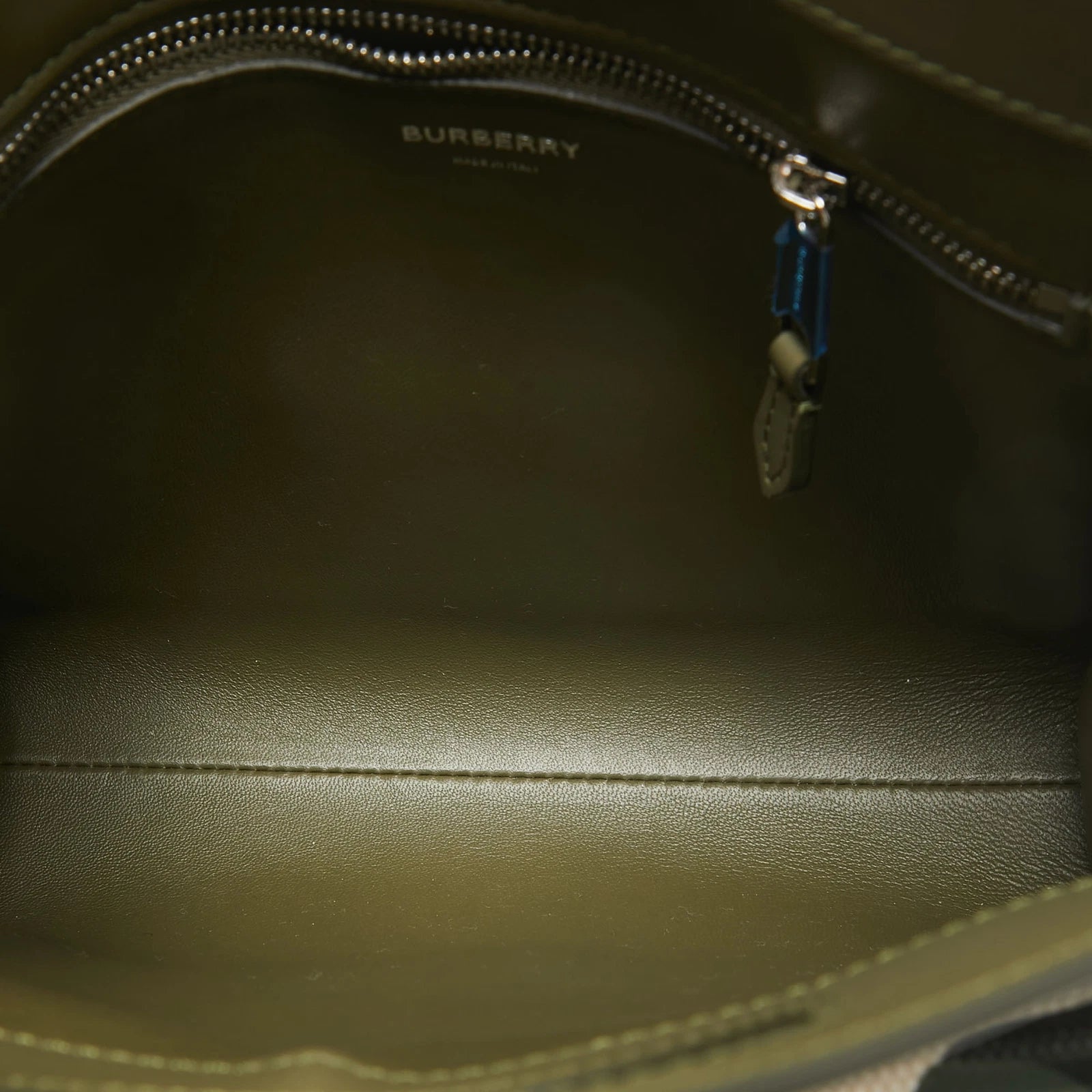 Green Camo Print Coated Canvas and Leather Mini Pocket Bag - twins