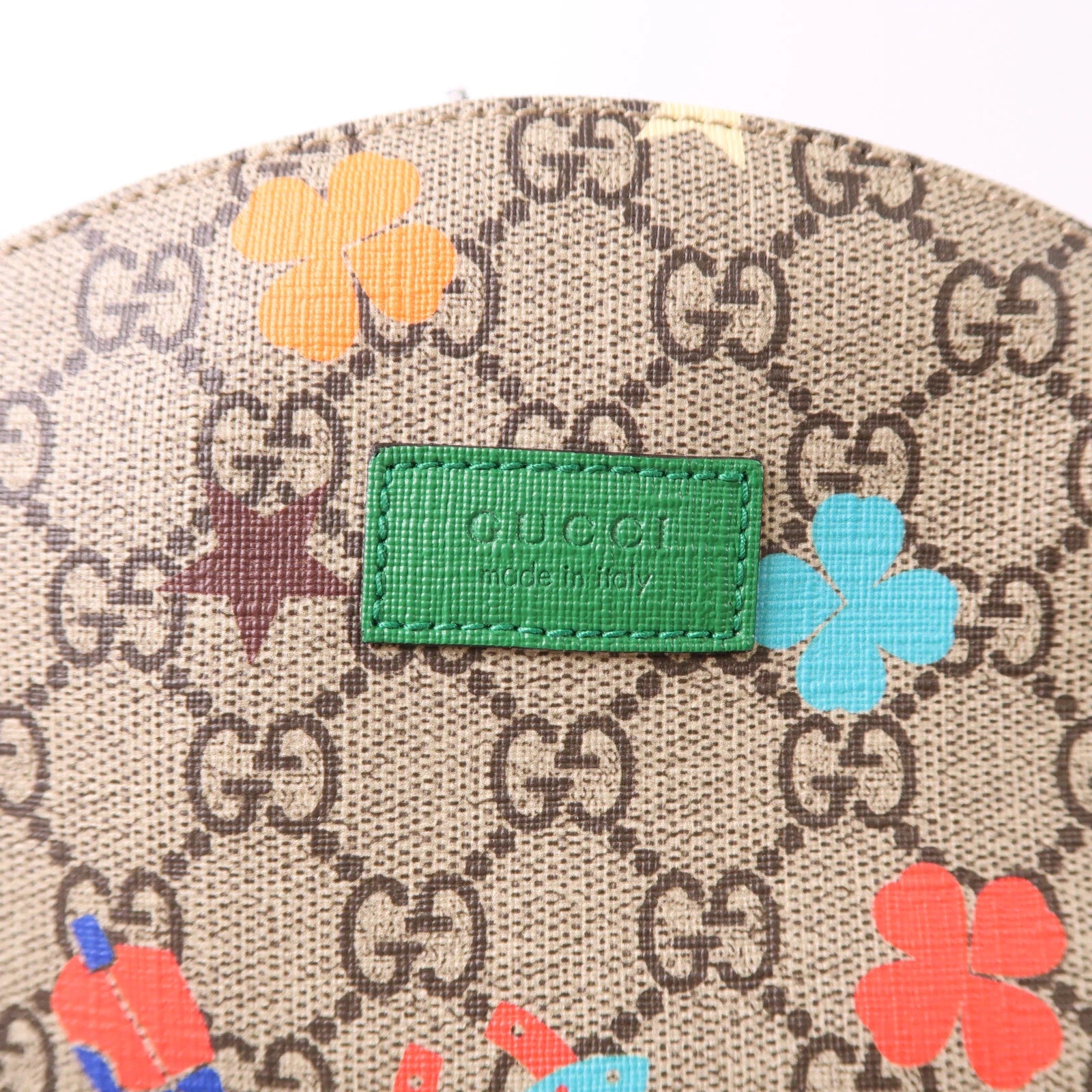 Zip Backpack Printed GG Coated Canvas Small Twins