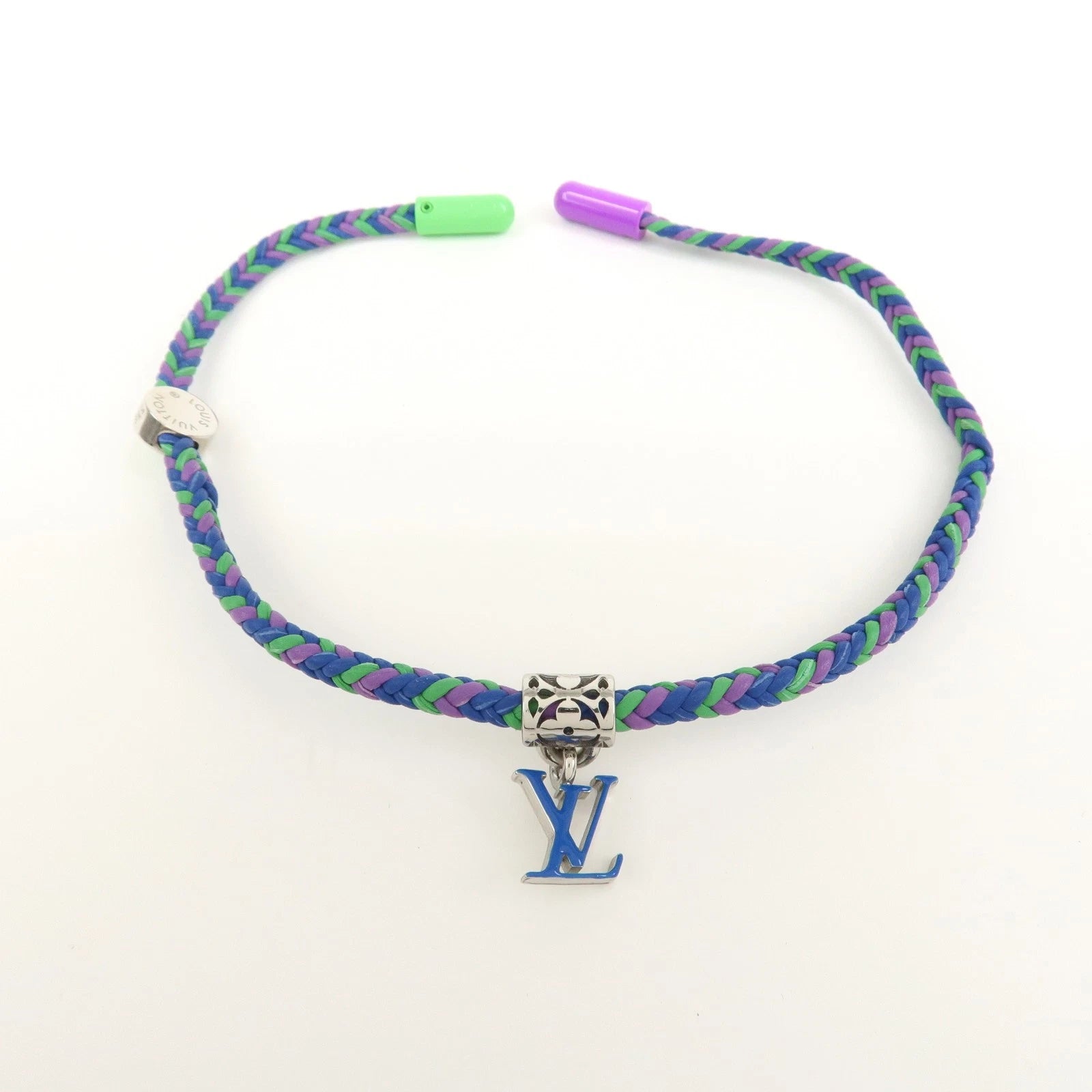 Louis Vuitton Leather Metal Bracelet Friendship Multicolor Twins LDZ566