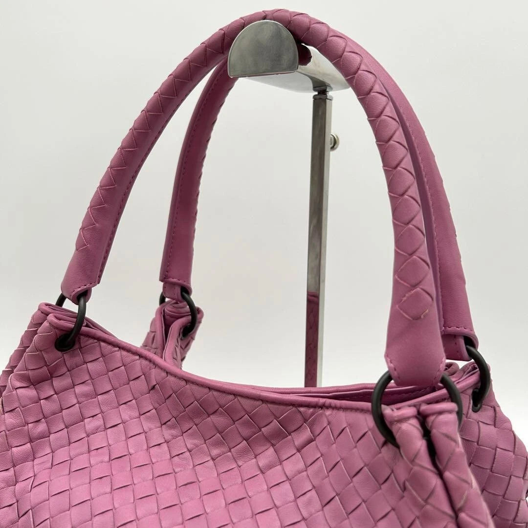 Parachute Handbag Intrecciato Purple twins
