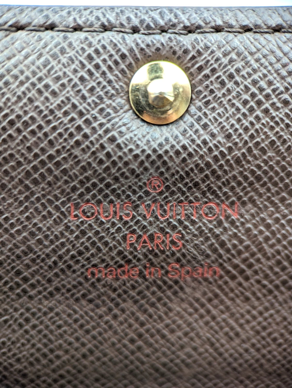 Wallet Damier Ebene Portemonnaie Bifold Brown - twins