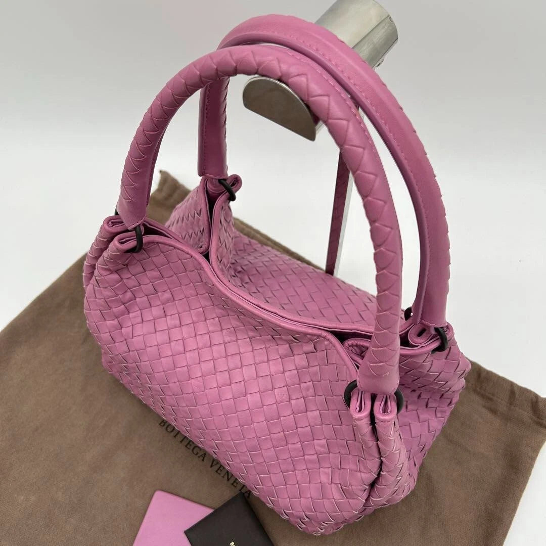 Parachute Handbag Intrecciato Purple twins