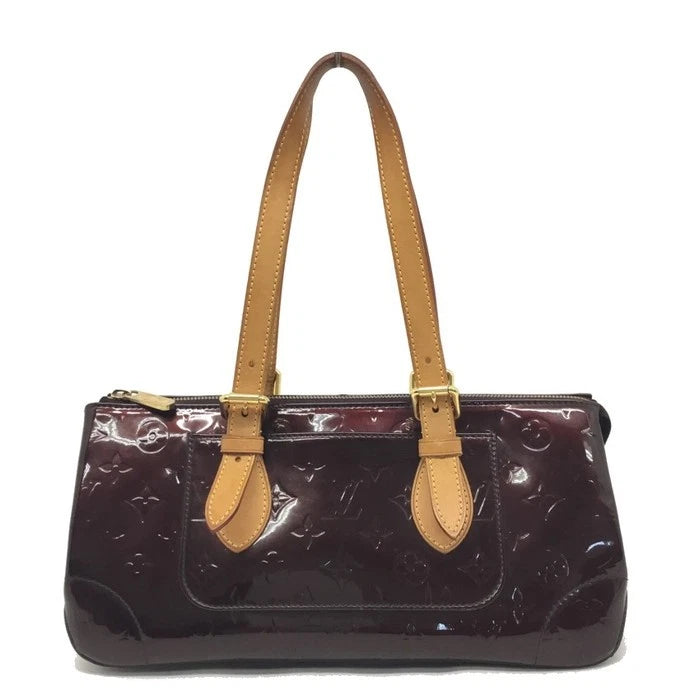 Patent Vernis Rosewood Avenue Shoulder Bag Brown twins