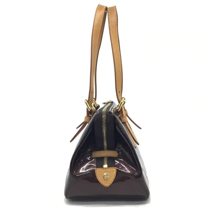 Patent Vernis Rosewood Avenue Shoulder Bag Brown twins