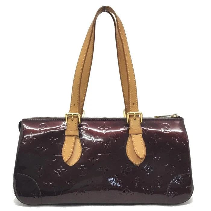 Patent Vernis Rosewood Avenue Shoulder Bag Brown twins