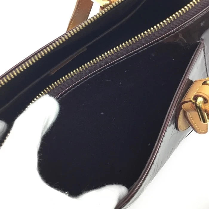 Patent Vernis Rosewood Avenue Shoulder Bag Brown twins