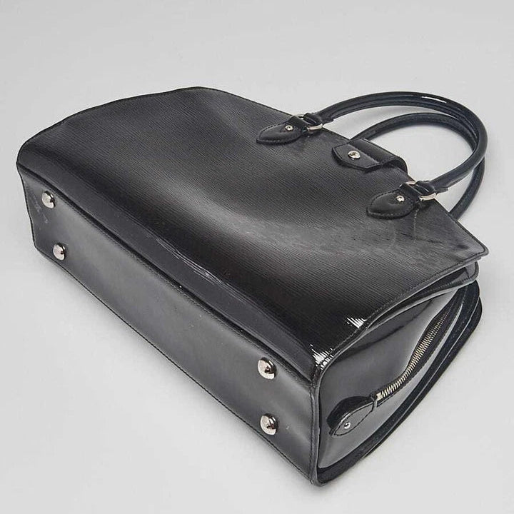 Black Electric Epi Leather Pont Neuf GM Bag twins