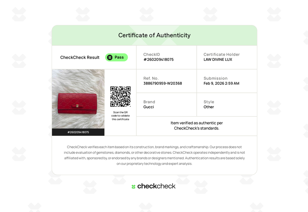 Signature Wallet on Chain Guccissima Leather W20368