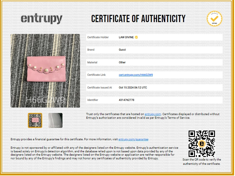 Pearly Peony Wallet on Chain Leather Mini