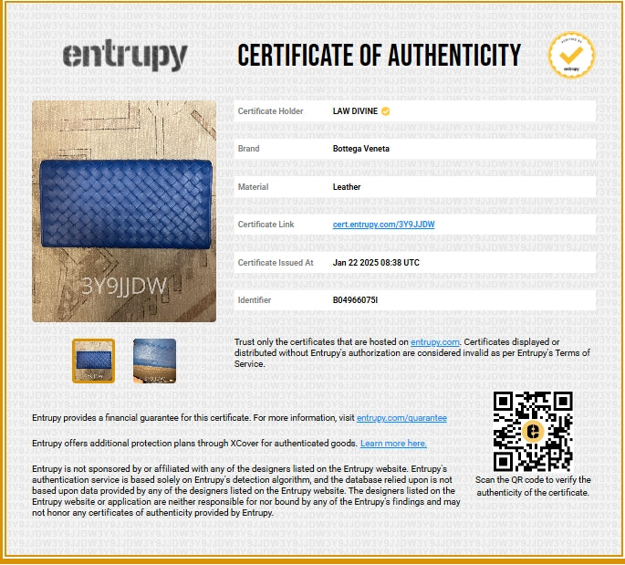 Nappa Intrecciato Continental Flap Wallet Bluette