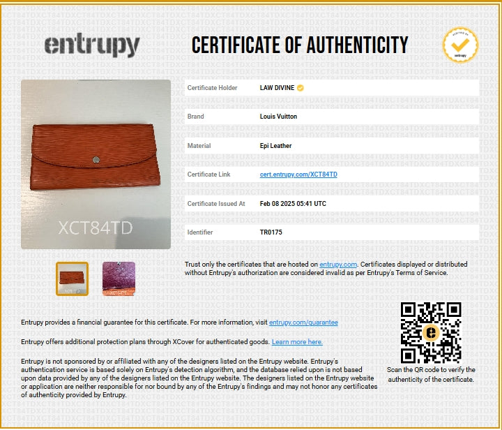 Epi Leather Emilie Wallet