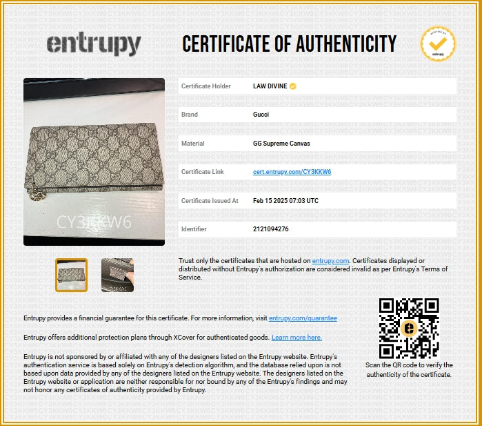 Microguccissima Leather Dice Continental Wallet