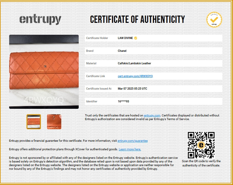 Interlocking CC Logo Wallet