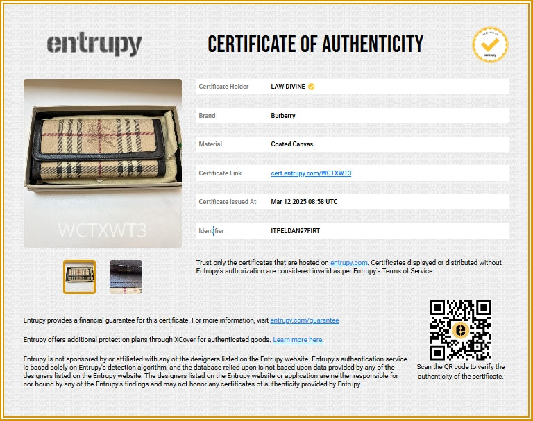 Plaid Print Continental Wallet